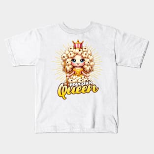 Popcorn Queen Kids T-Shirt